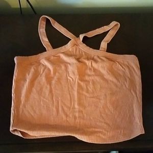 Pink crop top